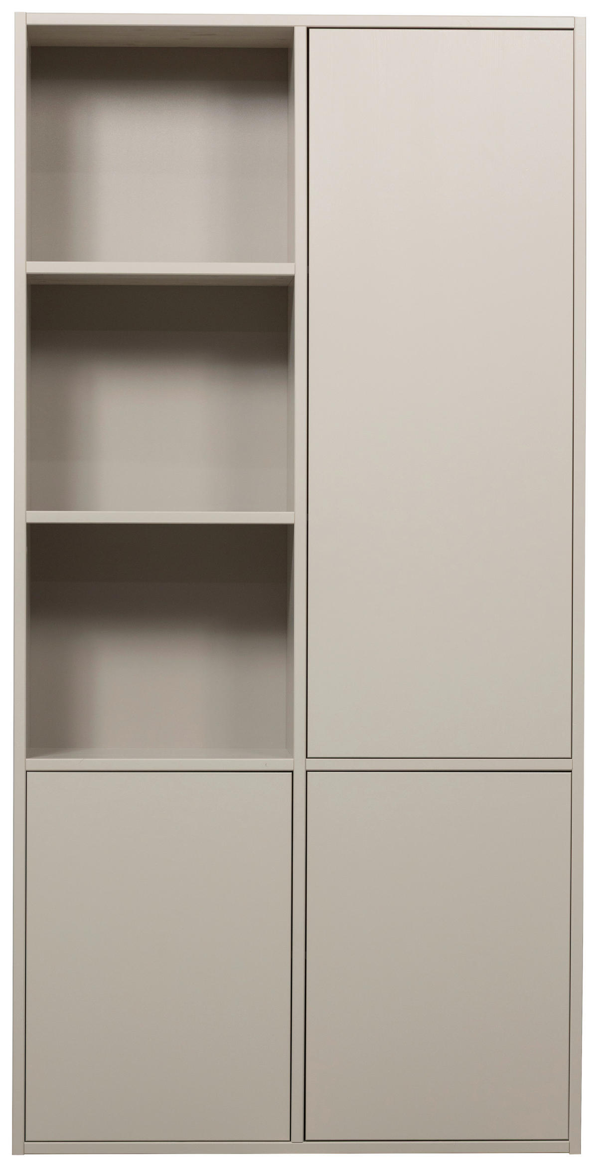 MEHRZWECKSCHRANK 108/215/40 cm  in Grau  - Grau, Design, Holz (108/215/40cm) - Livetastic