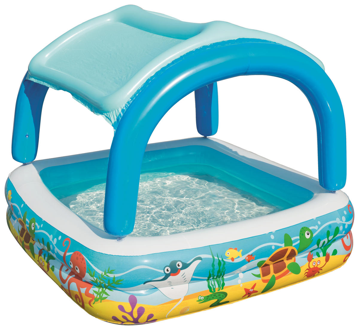 DJEČJI BAZEN   - višebojno, Basics, plastika (140/140/114cm) - Bestway
