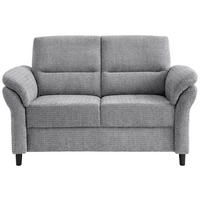 2-SITZER-SOFA in Mikrofaser Grau  - Schwarz/Grau, Modern, Holz/Textil (147/90/89cm) - Livetastic