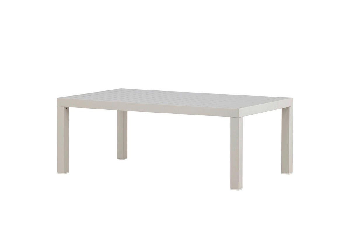 LOUNGEBORD  - beige, Modern, metall (120/70/45cm) - Gardenson