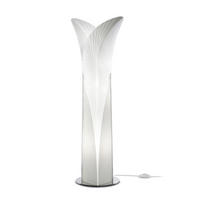 STEHLEUCHTE 37,5/40/153,5 cm    - Alufarben/Weiß, Design, Kunststoff/Metall (37,5/40/153,5cm) - Slamp