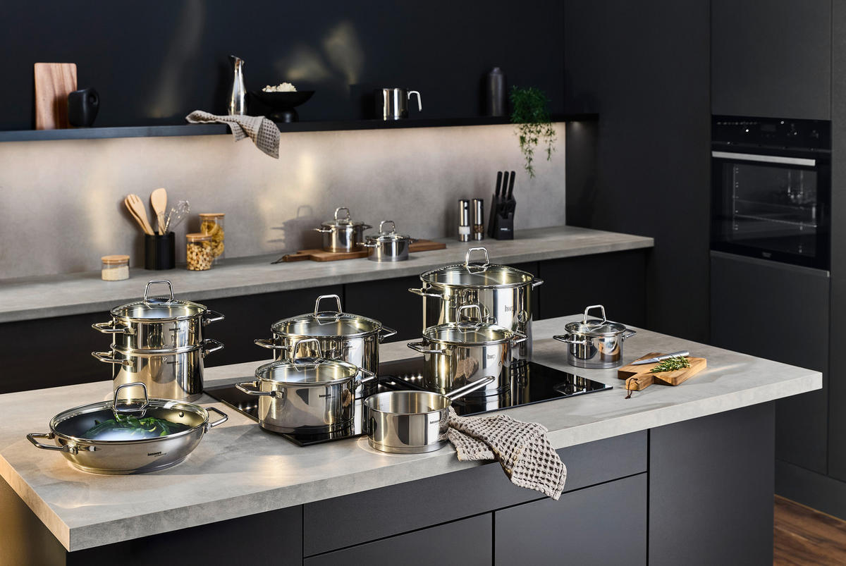 TEJFORRALÓ EDÉNY 1,5 l  - ezüstszínű, Basics, fém (14/12cm) - Homeware Profession.