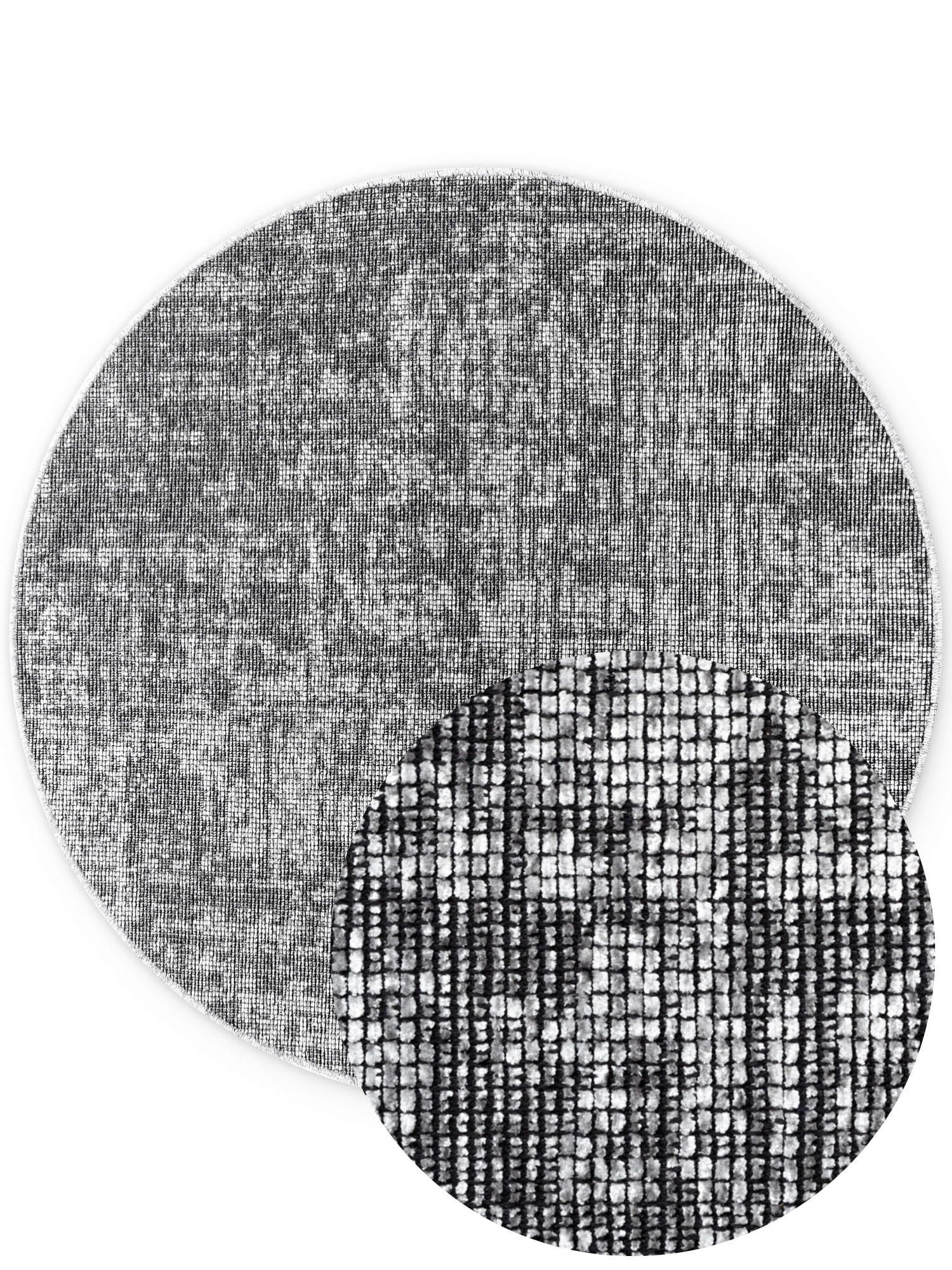 TEPPICH 200 cm Brilliance Grau, Silberfarben  - Silberfarben/Grau, KONVENTIONELL, Textil (200cm) - Elle Decoration