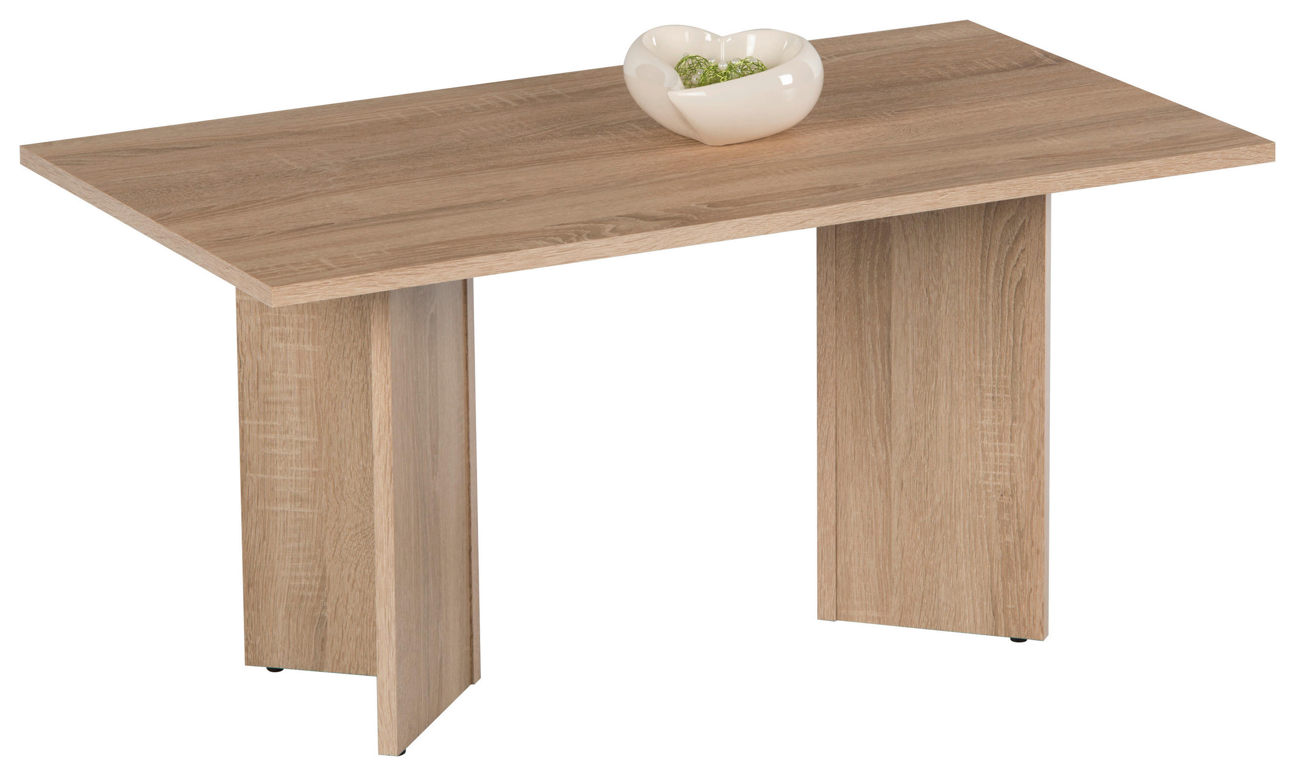 KLUBSKA MIZA, 86/44/58 cm hrast sonoma  - barve hrasta/hrast sonoma, Konvencionalno, leseni material (86/44/58cm) - Boxxx