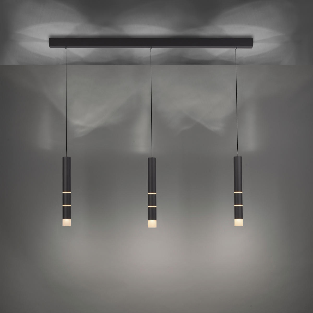 LED-HÄNGELEUCHTE Pure   - Schwarz, Design, Kunststoff/Metall (120/5cm) - Neuhaus PURE