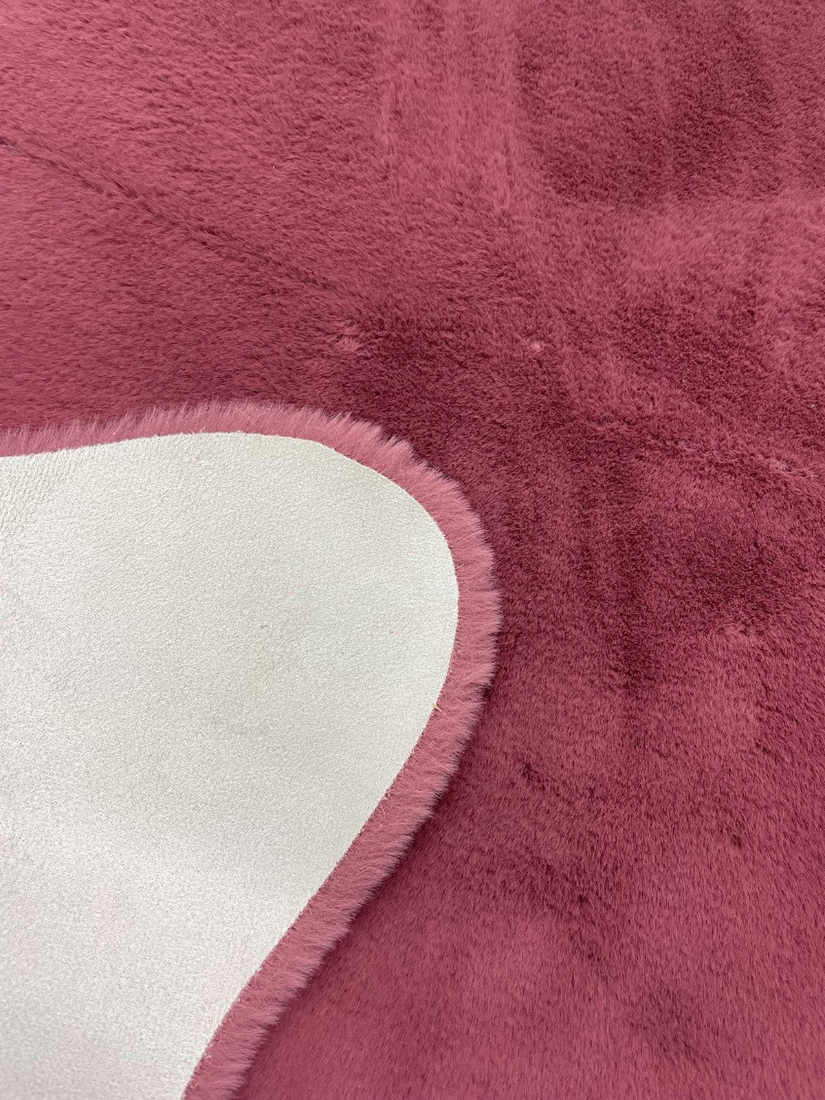 KUNSTFELL 60/90 cm Bordeaux  - Bordeaux, KONVENTIONELL, Textil (60/90cm) - Novel