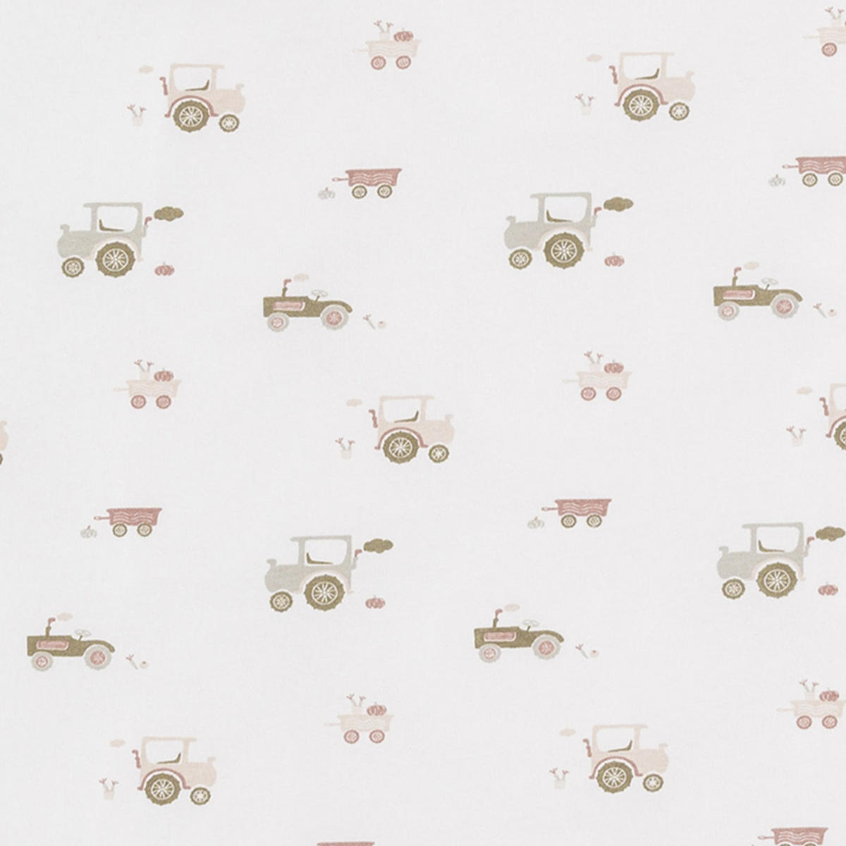 BABYBETTWÄSCHE 80/80 cm  - Weiß/Grün, Basics, Textil (80/80cm) - Träumeland