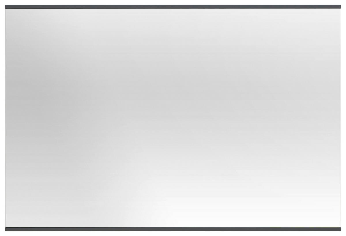 STENSKO OGLEDALO, 118/80/2 cm steklo  - siva, Design, steklo/les (118/80/2cm) - Dieter Knoll