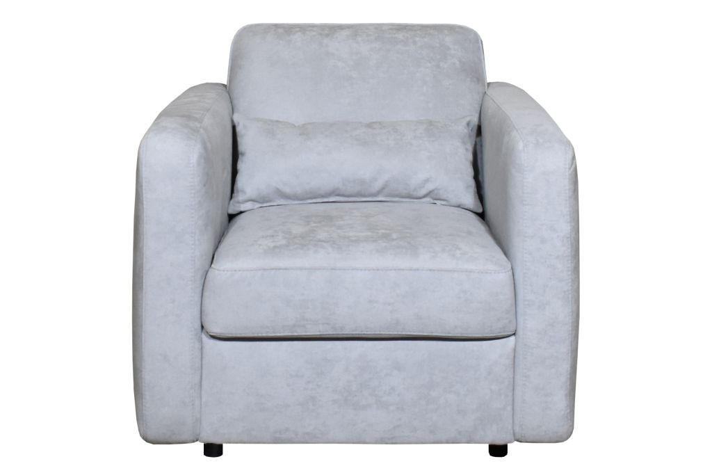 FOTELJA drvo, plastika, tekstil, drvni materijal  siva   - siva/crna, Moderno, drvni materijal/drvo (78/88/83cm) - Novel