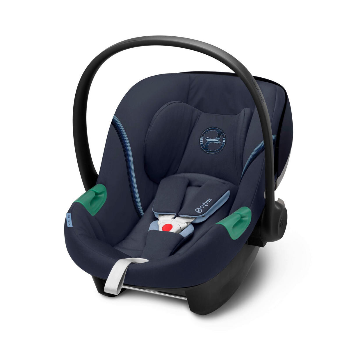 BABYSCHALE Aton S2 i-Size  - Dunkelblau, Basics, Kunststoff/Textil (45,8/38/72cm) - Cybex