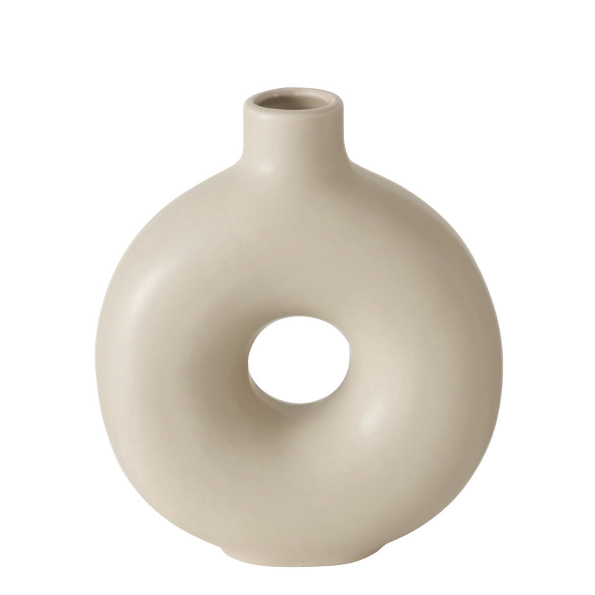 VASE 20 cm  - Beige, Trend, Keramik (17/20cm) - Ambia Home