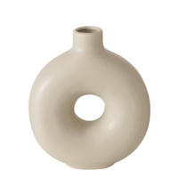 VASE 20 cm  - Beige, Trend, Keramik (17/20cm) - Ambia Home