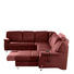 WOHNLANDSCHAFT Rot Echtleder - Chromfarben/Rot, KONVENTIONELL, Leder/Metall (247/187cm) - Himolla WOHNLANDSCHAFT Rot Echtleder - Chromfarben/Rot, KONVENTIONELL, Leder/Metall (247/187cm) - Himolla