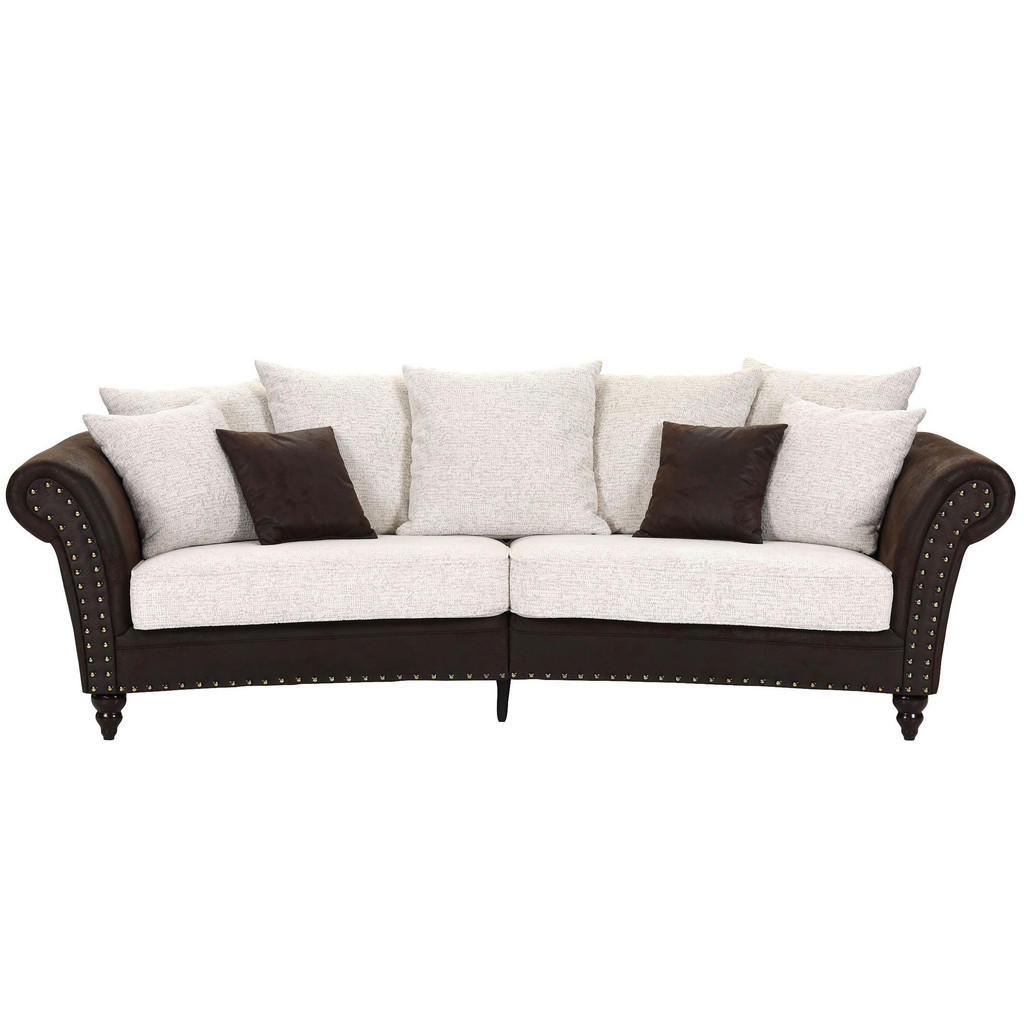 MEGA CANAPEA textil maro, bej