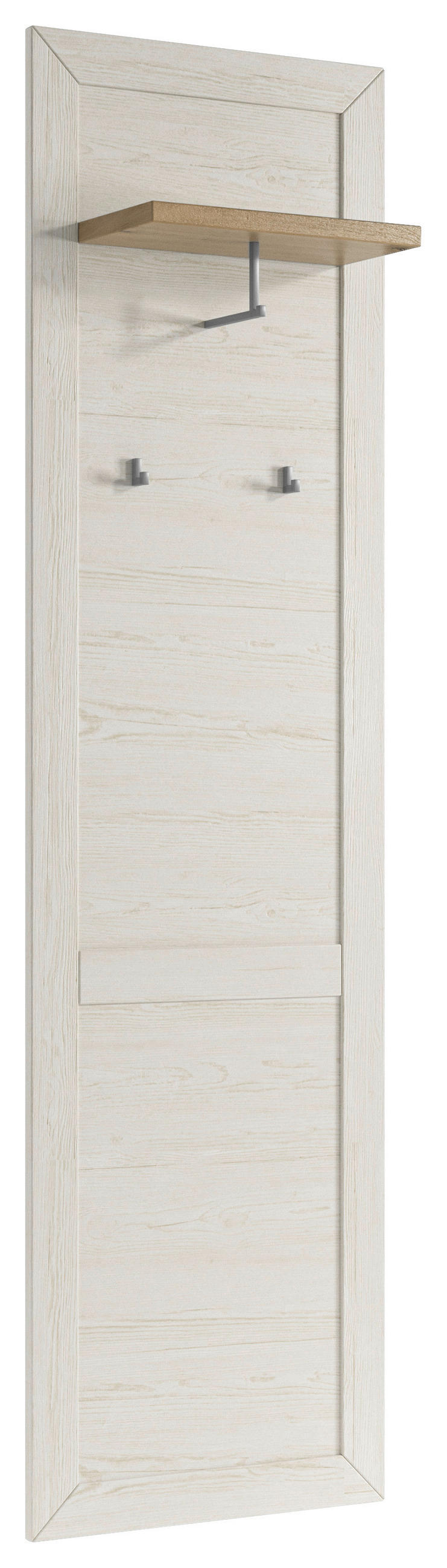 GARDEROBENPANEEL  in 55/192/26,6 cm  - Eichefarben/Pinienfarben, Basics, Holzwerkstoff (55/192/26,6cm) - SetOne by Musterring