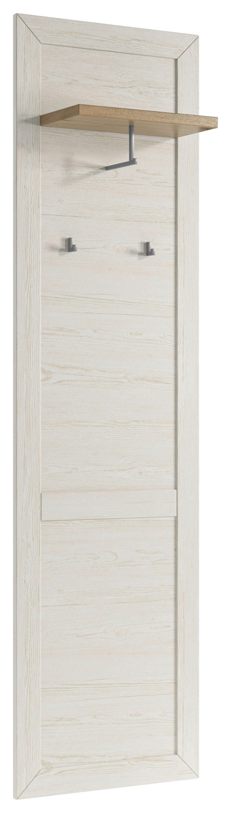 GARDEROBENPANEEL  in 55/192/26,6 cm  - Eichefarben/Pinienfarben, Basics, Holzwerkstoff (55/192/26,6cm) - SetOne by Musterring