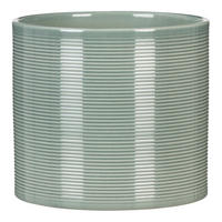 BLUMENTOPF  - Salbeigrün, Basics, Keramik (28/28/25cm)