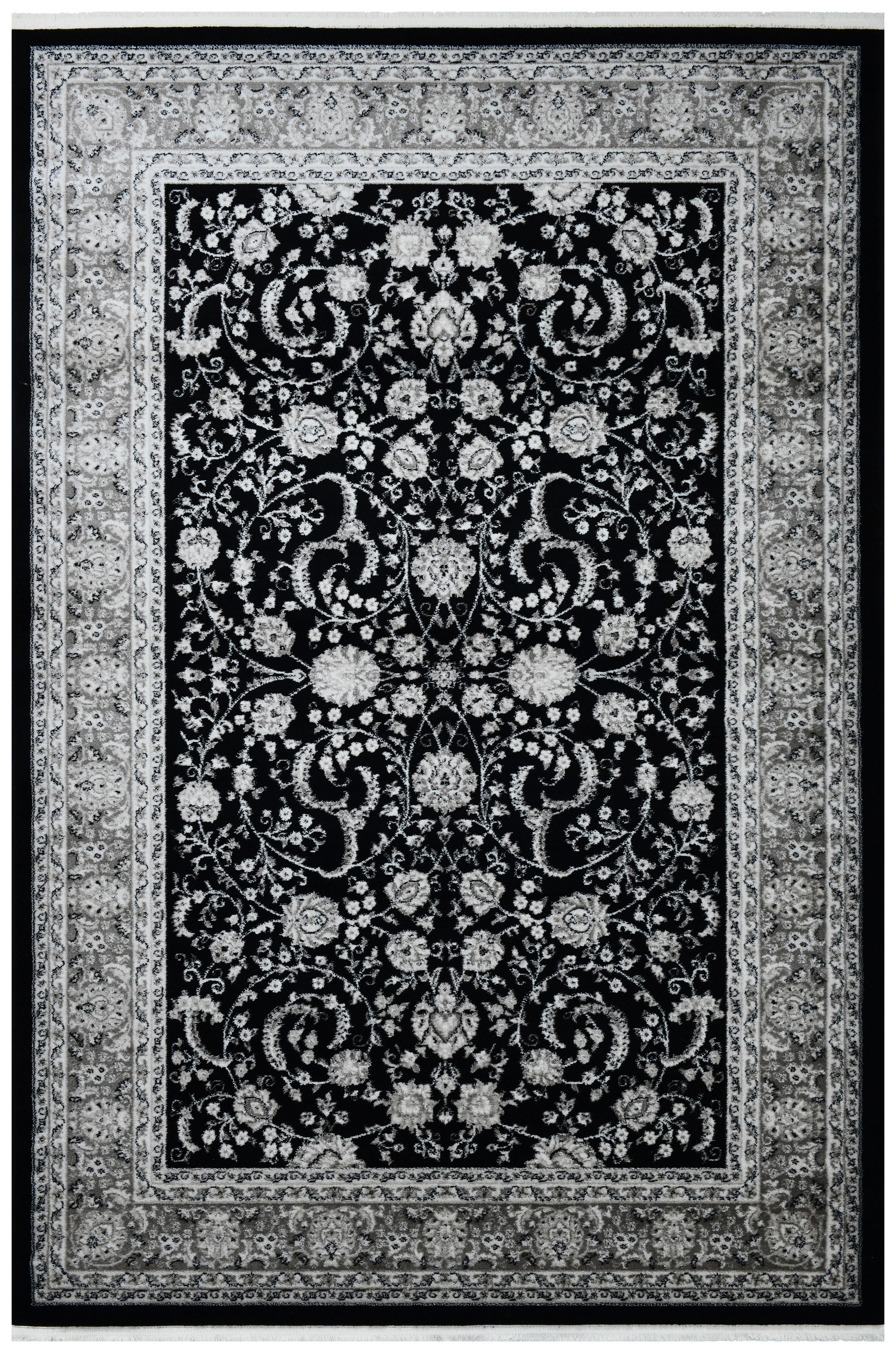 TKANÝ KOBEREC, 160/240 cm, černá - černá - textil