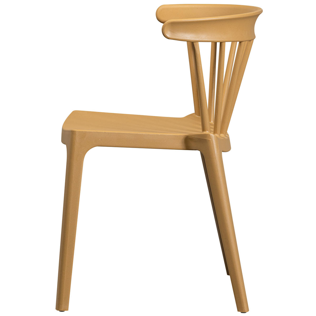GARTENSTUHL-SET Karamell  - Karamell, MODERN, Naturmaterialien/Kunststoff (52/75/53cm) - Gardenson
