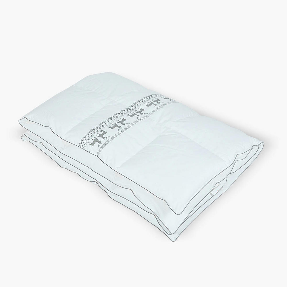 ScandicDream, extrawarm 200/200 cm ScandicDream  - Weiß/Grau, Basics, Textil (200/200cm)
