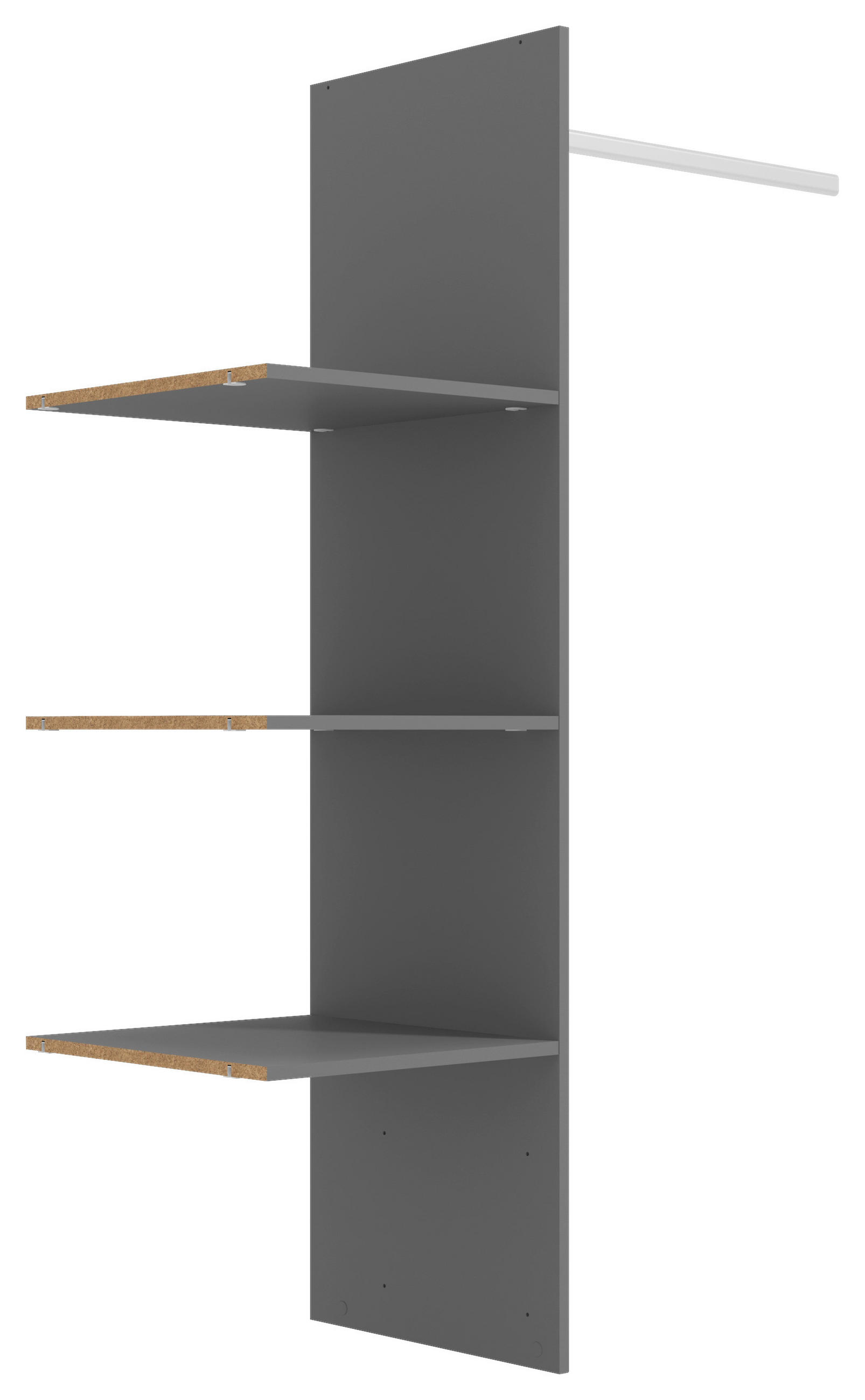 VNÚTORNÉ ČLENENIE, sivá, 48/159/42 cm - sivá, Konventionell, kompozitné drevo (48/159/42cm) - Xora