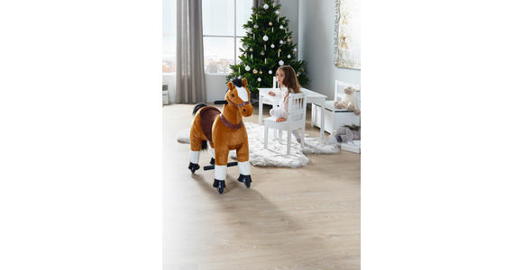 REITPFERD - Braun, Trend, Textil/Metall (76/27/85cm) - My Baby Lou