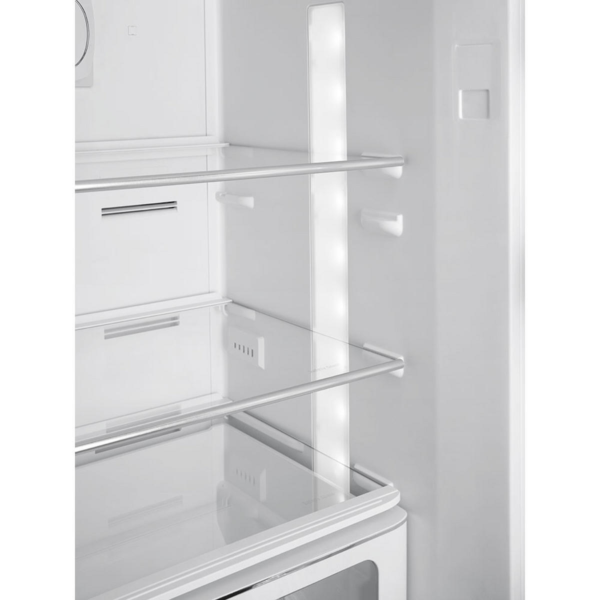 KÜHL-GEFRIER-KOMBINATION 60/196,8/72,8 cm FAB32RBL6  - Schwarz, Basics, Metall (60/196,8/72,8cm) - SMEG