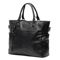 WICKELTASCHE Little Company  - Schwarz, Trend, Kunststoff/Textil (35/38/14cm)