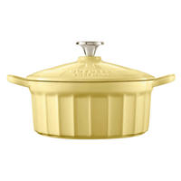 fazék 2,9 l  - világossárga, Basics, fém (24/15/29cm) - BUYDEEM