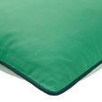 ZIERKISSEN  45/45 cm   - Pastellgrün/Schwarz, Basics, Textil (45/45cm) - Novel
