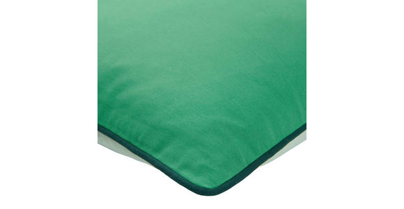 ZIERKISSEN  45/45 cm   - Pastellgrün/Schwarz, Basics, Textil (45/45cm) - Novel