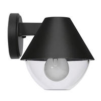 LED-AUßENLEUCHTE Cosmos 18/20.5/18 cm   - Schwarz, Design, Metall (18/20.5/18cm)