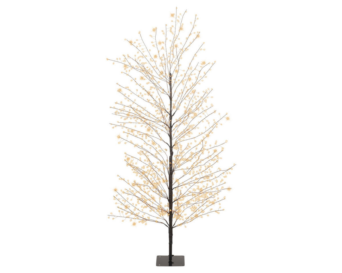 Pom Decorativ - alb/negru, Basics (60,00/60,00/150,00cm)