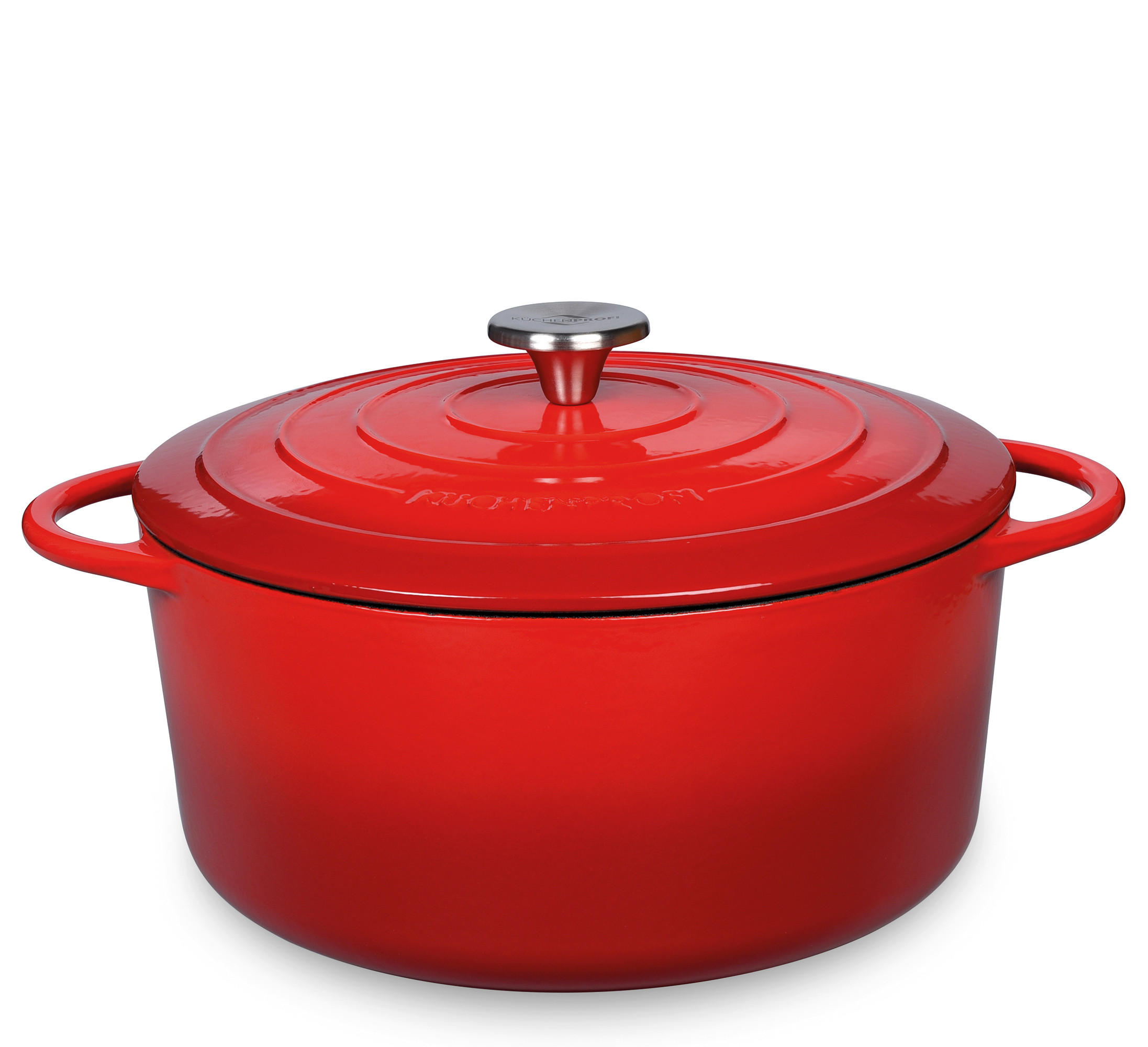 BRATENTOPF PROVENCE 6,6 L  - Rot, Basics, Metall (28cm) - KÜCHENPROFI