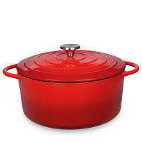 BRATENTOPF PROVENCE 6,6 L  - Rot, Basics, Metall (28cm) - KÜCHENPROFI