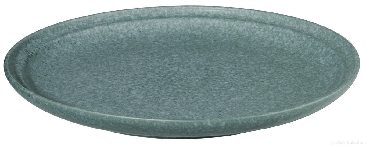 SPEISETELLER Blau, Grün 26/2,32 cm Nesuto  - Blau/Grün, Basics, Keramik (26/2,32cm) - ASA