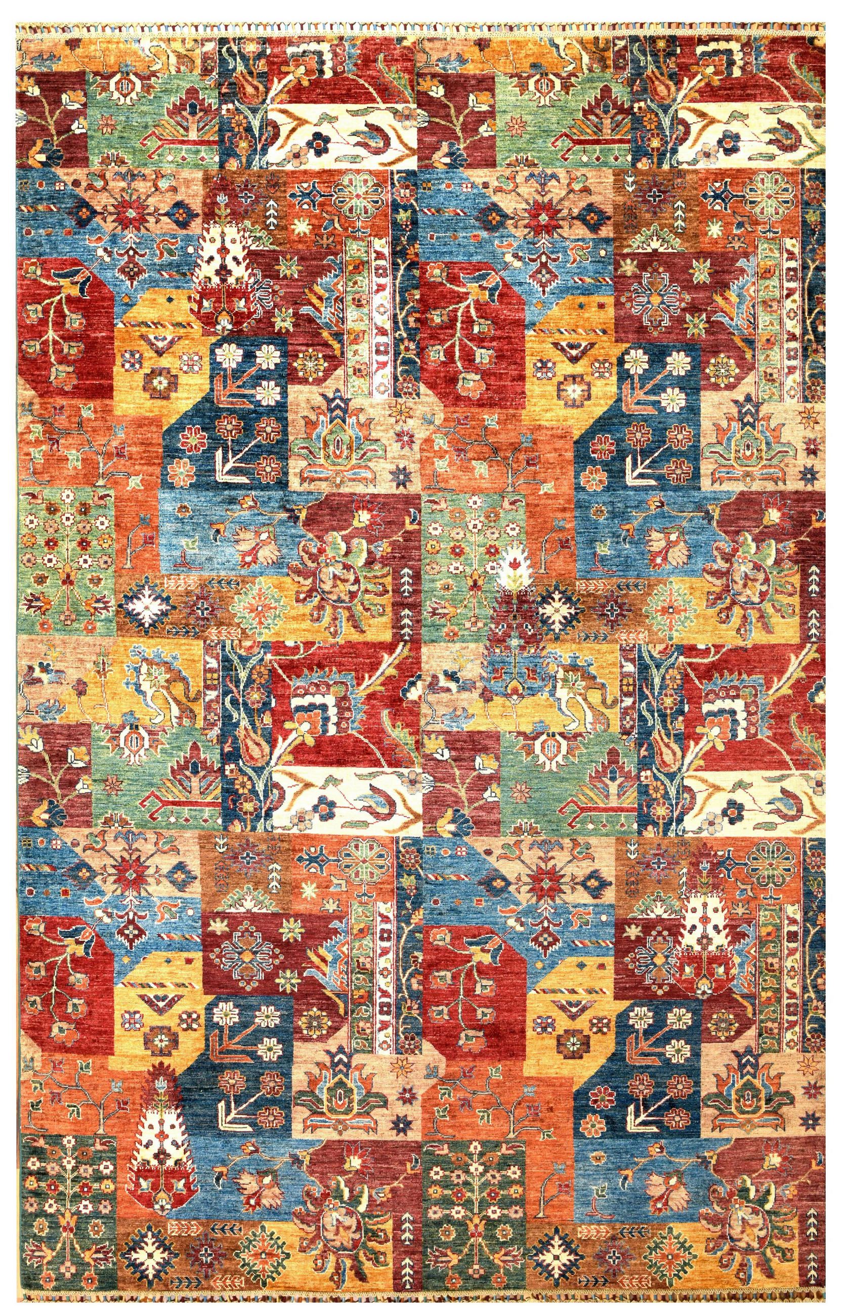 ORIENTTEPPICH 250/350 cm Ersari Patchwork Multicolor  - Multicolor, LIFESTYLE, Textil (250/350cm) - Cazaris