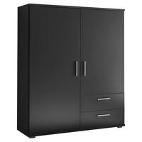 HIGHBOARD , 120/140/38 cm, 2 Schublade(n)  - Alufarben/Graphitfarben, KONVENTIONELL, Holzwerkstoff/Kunststoff (120/140/38cm) - Carryhome