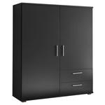 HIGHBOARD , 120/140/38 cm, 2 Schublade(n)  - Alufarben/Graphitfarben, KONVENTIONELL, Holzwerkstoff/Kunststoff (120/140/38cm) - Carryhome