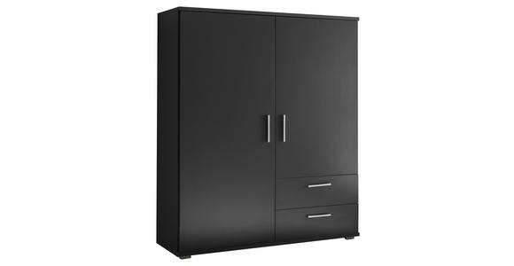 HIGHBOARD , 120/140/38 cm, 2 Schublade(n)  - Alufarben/Graphitfarben, KONVENTIONELL, Holzwerkstoff/Kunststoff (120/140/38cm) - Carryhome