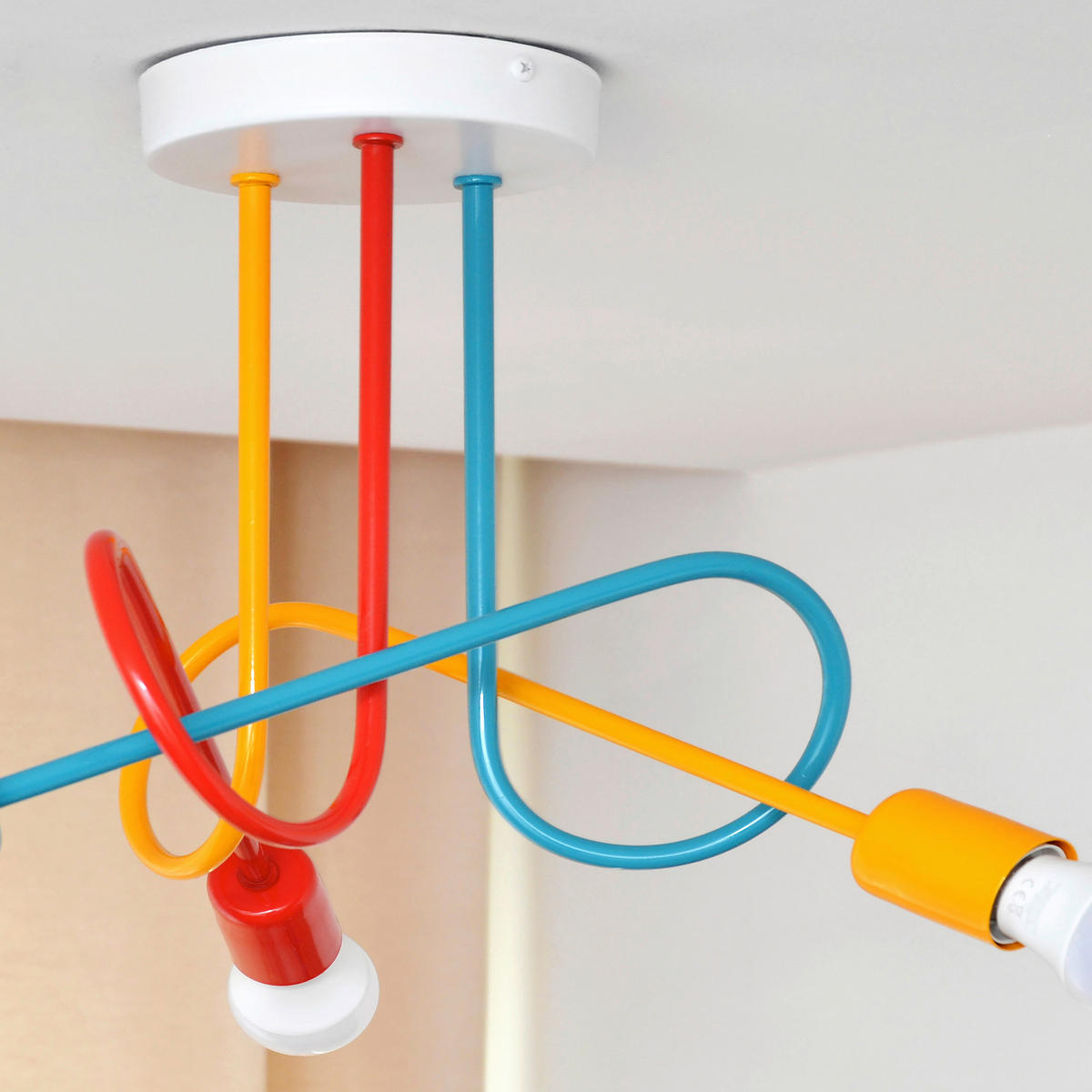 KINDERDECKENLEUCHTE 45/45/30 cm   - Multicolor, LIFESTYLE, Metall (45/45/30cm)