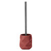 WC-BÜRSTENGARNITUR in Kunststoff  Kunststoff   - Rostfarben/Alufarben, Design, Kunststoff/Stein (10,6/39cm) - Kleine Wolke
