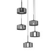 LED-HÄNGELEUCHTE Newark 44/150 cm   - Dunkelgrau, Design, Glas (44/150cm) - Dieter Knoll