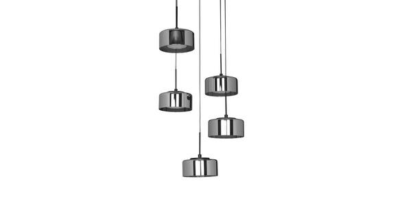 LED-HÄNGELEUCHTE Newark 44/150 cm - Dunkelgrau, Design, Glas (44/150cm) - Dieter Knoll