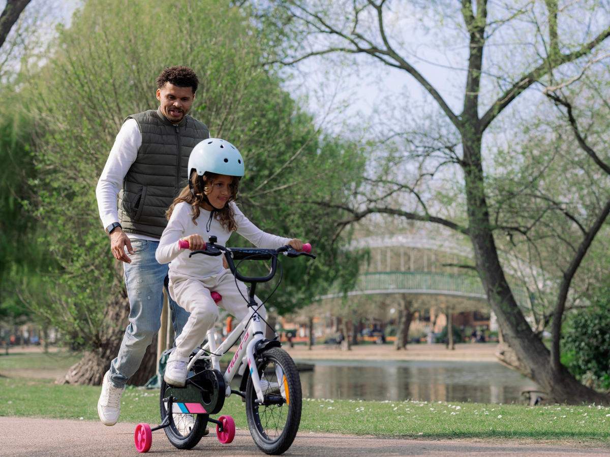 KINDERFAHRRAD 16 Zoll  - Weiß, Basics, Metall (56,8/83/135cm)