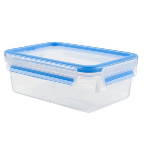 KRABIČKA NA POTRAVINY  0,55 l - průhledné/světle modrá, Basics (15,7/10,7/5cm) - Tefal