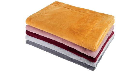 FELLDECKE YUKON 150/200 cm - Anthrazit, Design, Textil (150/200cm) - Novel