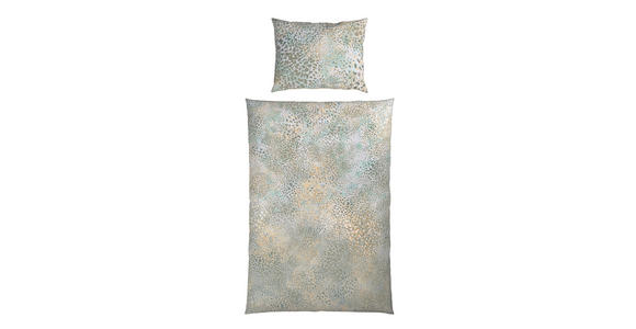 WENDEBETTWÄSCHE Siala Satin 140/200 cm  - Grün, KONVENTIONELL, Textil (140/200cm) - Novel