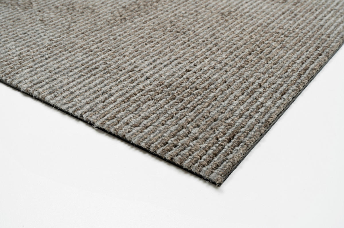 TEPPICHFLIESE Marmaris 90 50/50 cm  in Hellgrau  - Hellgrau, Basics, Textil (50/50cm)