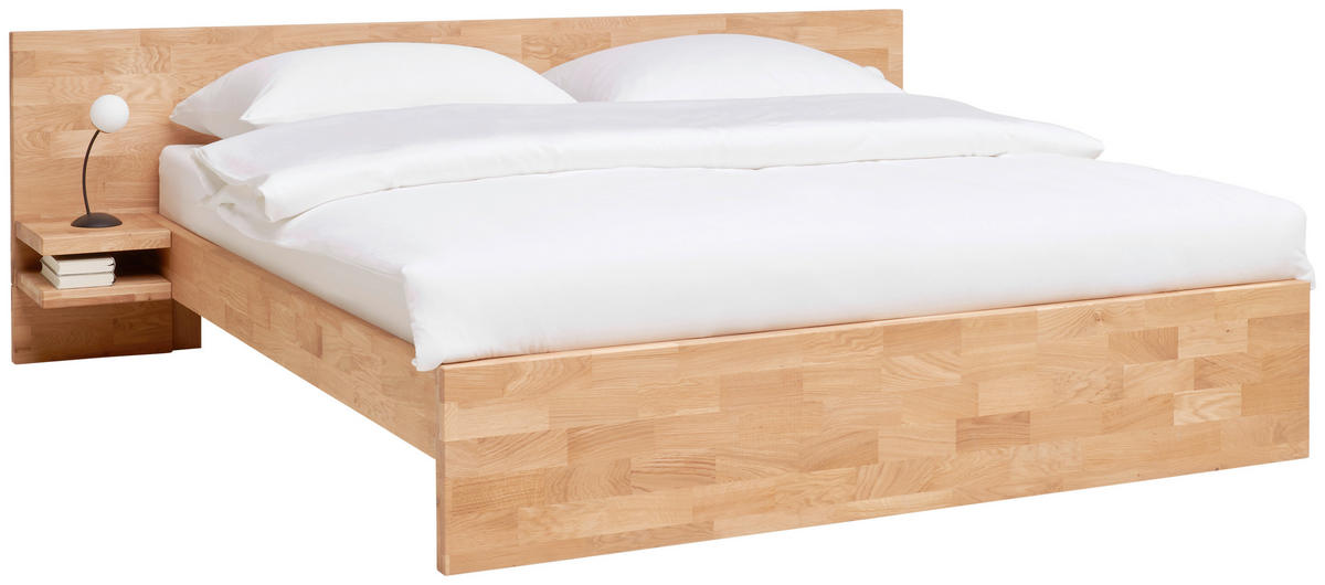 BETT 180/200 cm  Kernbuche   - Kernbuche, Natur, Holz (180/200cm) - MID.YOU